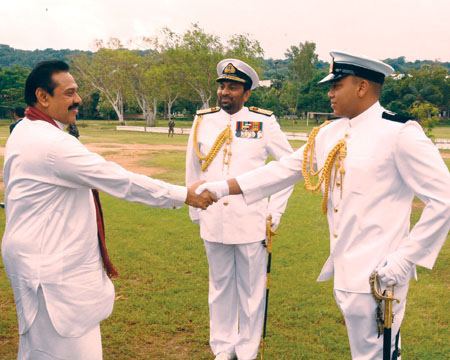 Yoshitha Rajapaksa Naval Cadet Officer Yoshitha Rajapaksa Greets The