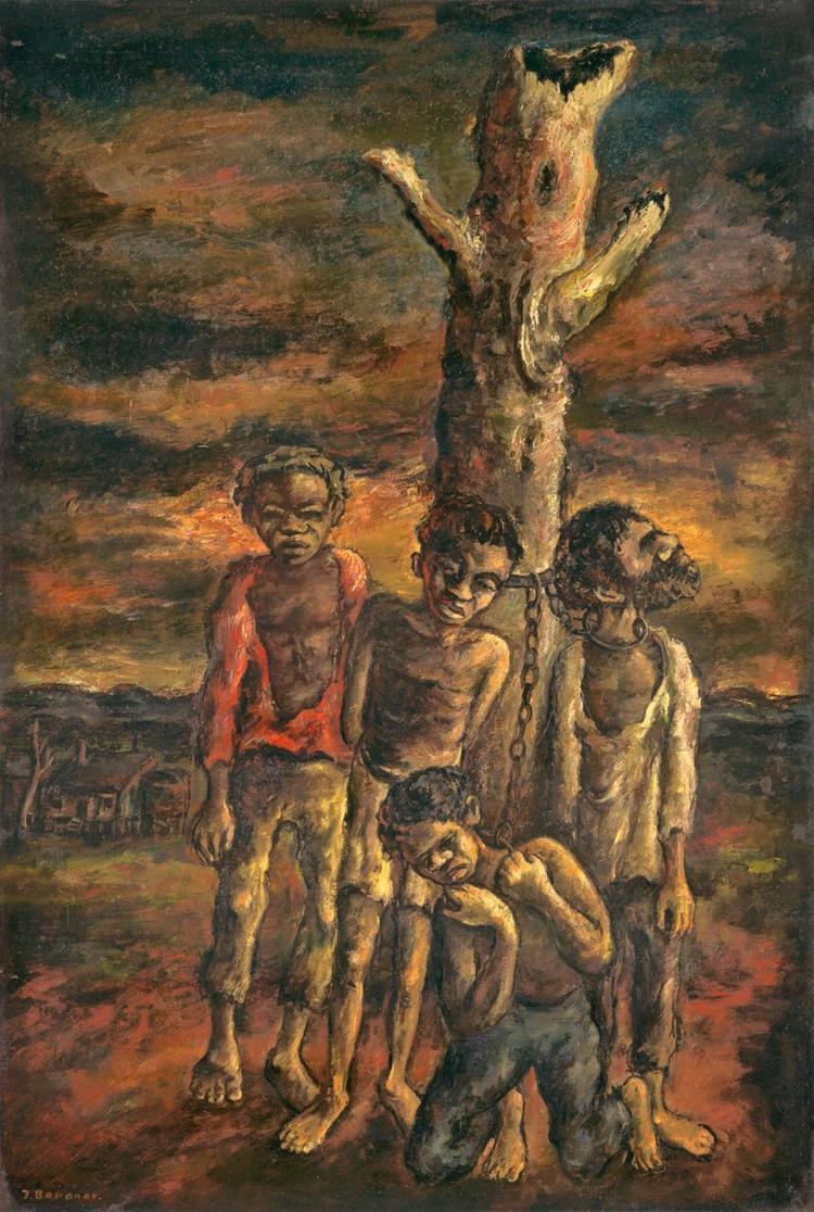 Yosl Bergner A human democratic art three realist artists 19441947 NGV