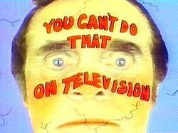 Les Lye in the tv program "You Can't Do That on Television"