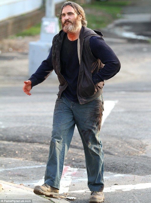 You Were Never Really Here Joaquin Phoenix sports bloody beard while filming You Were Never