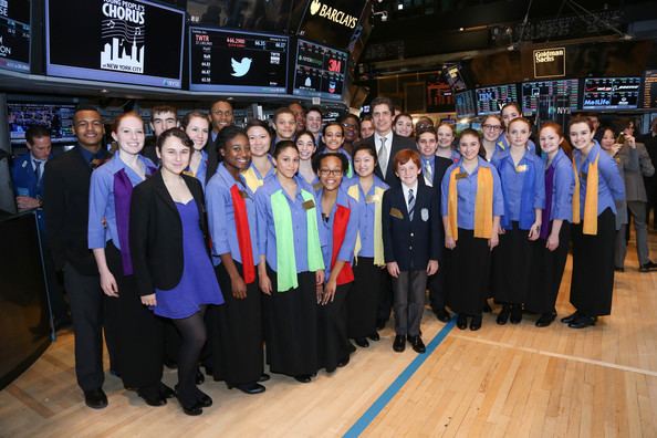 Young People’s Chorus of New York City Francisco J Nunez Pictures Young Peoples Chorus Visits the NYSE