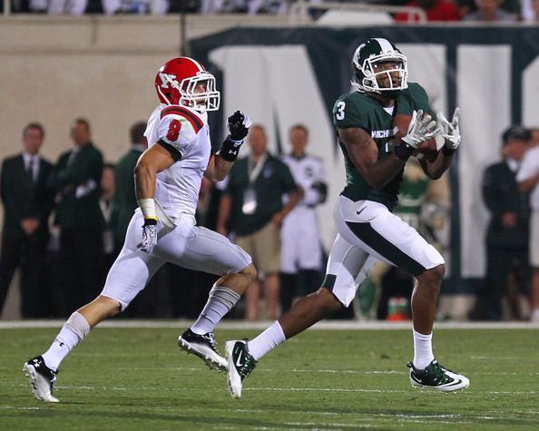 Youngstown State Penguins football BJ Cunningham Pictures Youngstown State v Michigan State