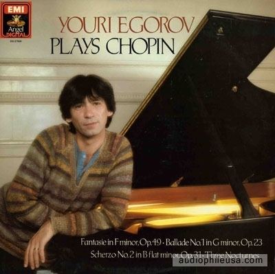 Youri Egorov Chopin Youri Egorov Plays Chopin Vinyl LP Album at