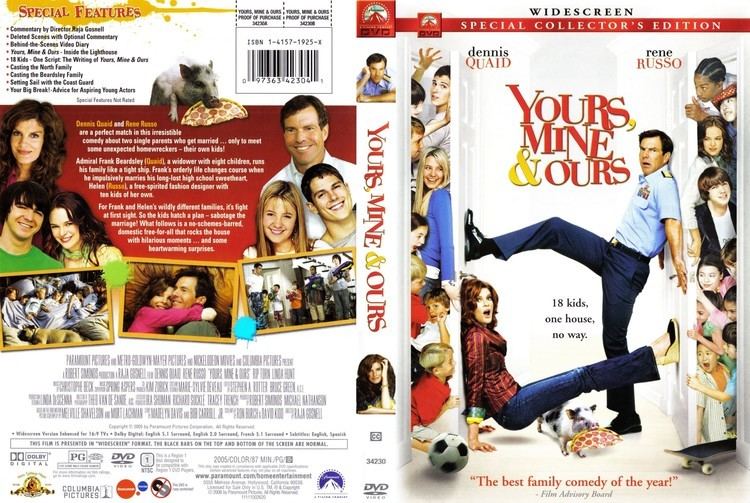 Yours, Mine & Ours (2005 film) Yours Mine And Ours 2005 CE WS R1 Movie DVD CD Label DVD