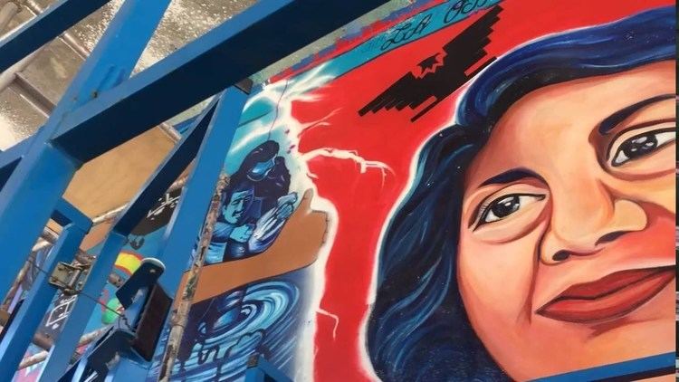 Yreina Cervantez Iconic LA mural SAVED La Ofrenda by Yreina Cervantez Returns