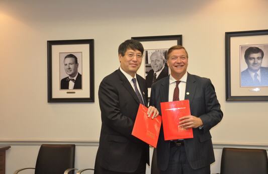 Yu Lizhong President of ECNU Yu Lizhong Visits American Universities