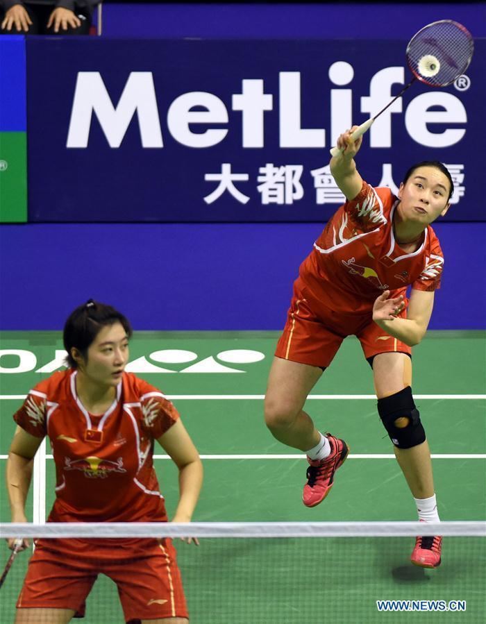 Yu Xiaohan Bao Yixin Yu Xiaohan win 21 during 2016 Hong Kong Open Xinhua