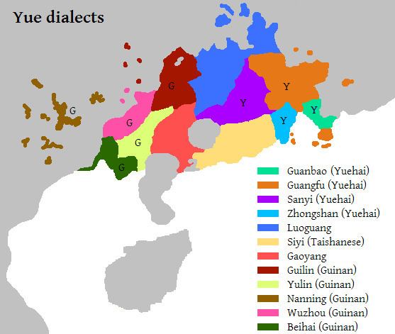 Yuehai dialects