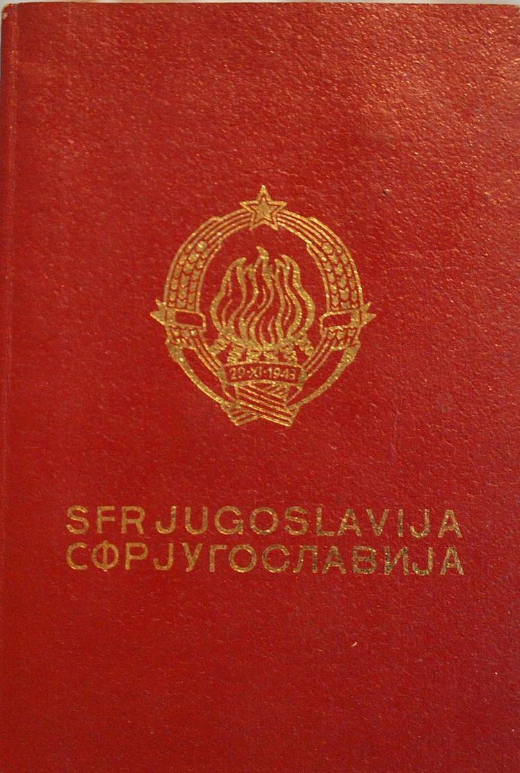Yugoslav passport