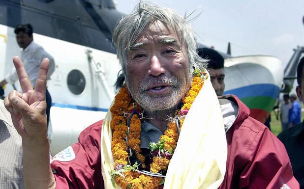 Yuichiro Miura Yuichiro Miura becomes oldest person to climb Mt Everest