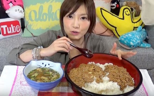 Yuka Kinoshita Gluttonous Beauty Yuka Kinoshita Devours Over 7 Pounds Of Natto And