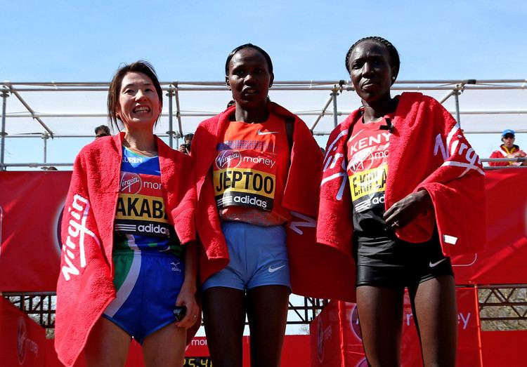 Yukiko Akaba Yukiko Akaba Pictures Virgin London Marathon 2013 Zimbio