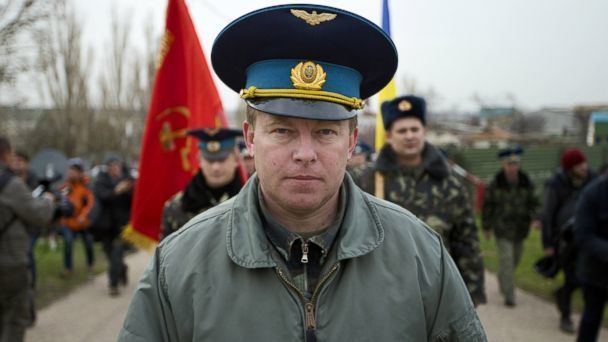 Yuliy Mamchur As Russia Takes Over Base in Crimea Is a Lonely Island