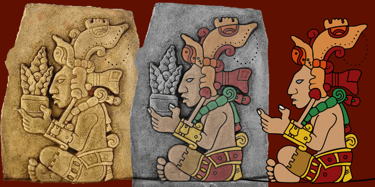Yum Kaax MAYAN CORN GOD The Mayas prized a long sloping forehead It is