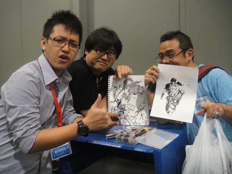 Yutaka Minowa Sketching with Mr Yutaka Minowa amp Mr Yasuhiro Nightow