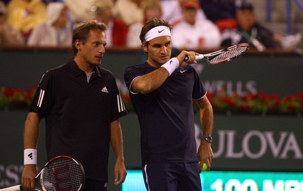 Yves Allegro Roger Federer and Yves Allegro Photos BNP Paribas Open