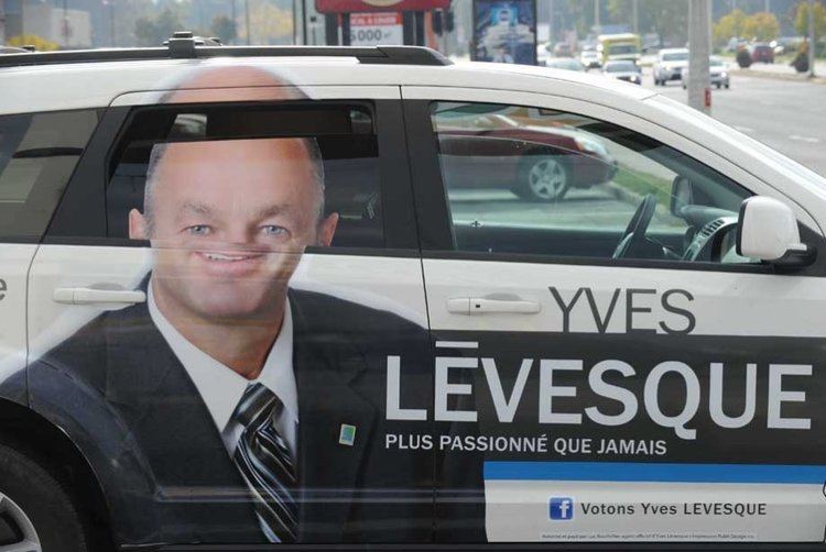 Yves Lévesque Vote for Yves Lvesque official facefolding candidate facefolding