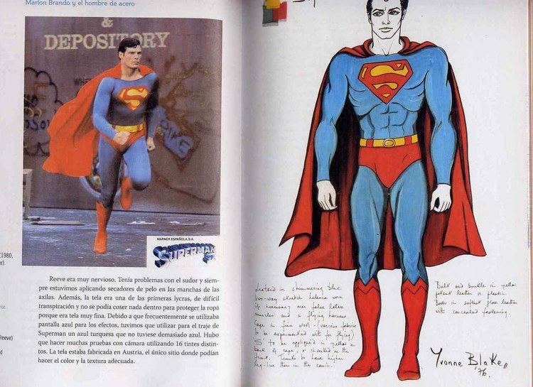 Yvonne Blake Christopher Reeve39s Superman Suit From 197839s quotSuperman
