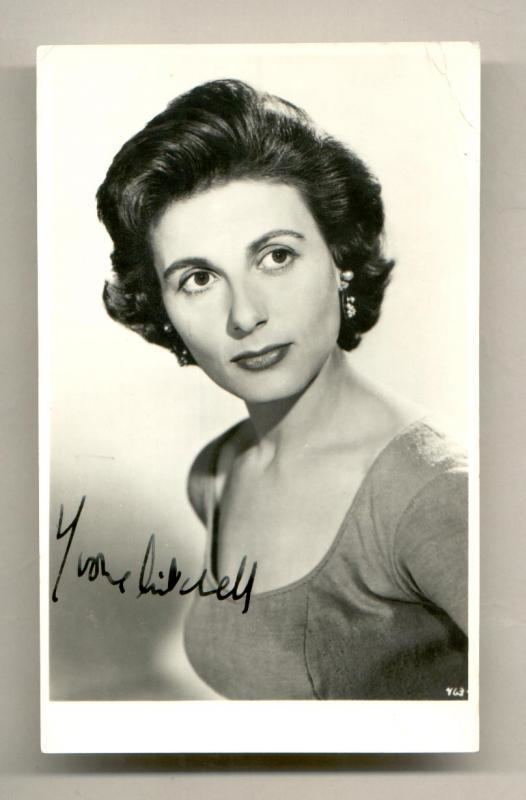 Yvonne Mitchell Clickautographs autographs Yvonne Mitchell