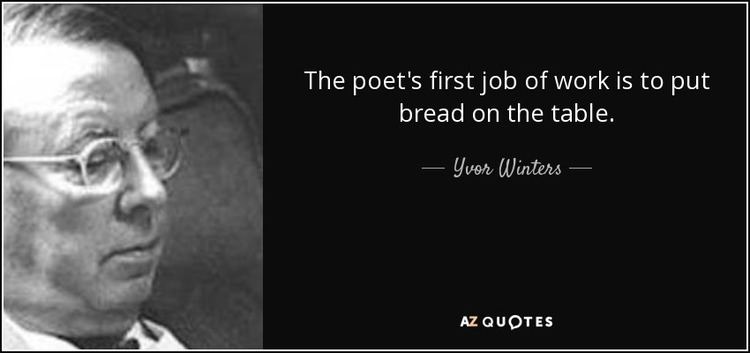 Yvor Winters TOP 12 QUOTES BY YVOR WINTERS AZ Quotes