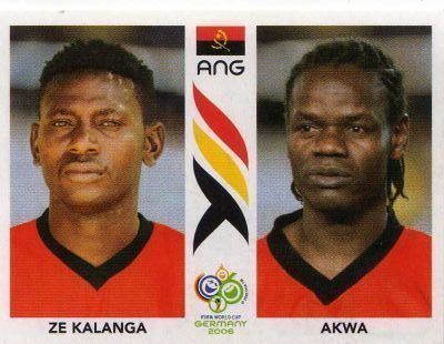 Zé Kalanga ANGOLA Ze Kalanga amp Akwa 308 PANINI FIFA World Cup Germany 2006