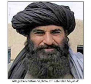 Zabiullah Mujahid Taliban Spokesman Pens Letter to Trump Urging Withdrawal from