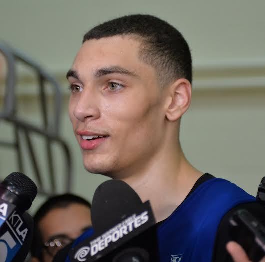 Zach LaVine NBA Draft Zach LaVine sets Lakers workout record with 46