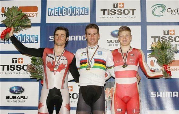 Zachary Bell Zach Bell wins silver in Omnium at UCI Track Cycling