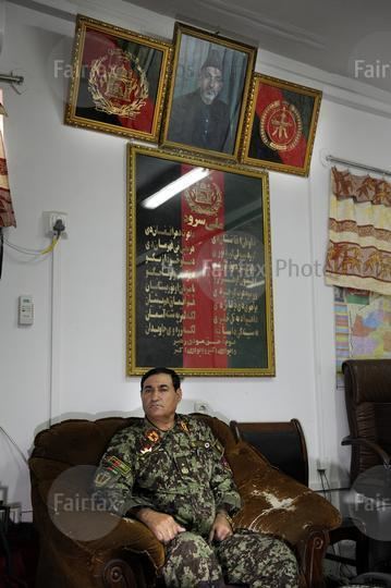 Zafar Khan (Afghan general) Fairfax Photos Brigadier General Mohammed Zafar Khan in office in
