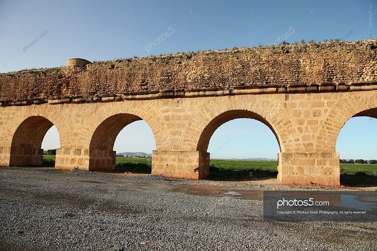 Zaghouan Aqueduct Zaghouan Aqueduct of Carthage Stock Photos Royalty Free Photos