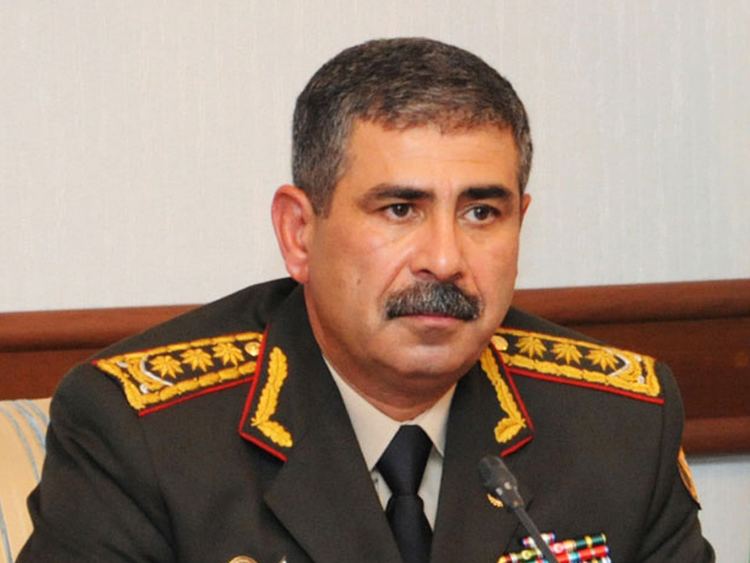 Zakir Hasanov Azerbaijan Defense Minister took part in closing ceremony of
