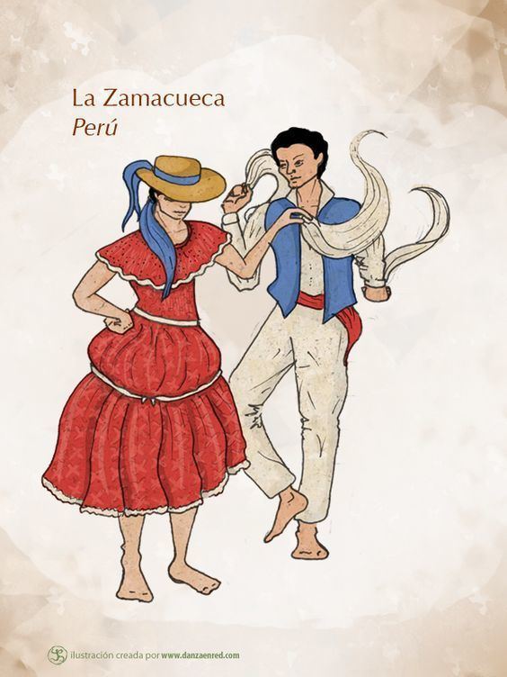Zamacueca Zamacueca el baile tradicional de la Regin Andina de Per