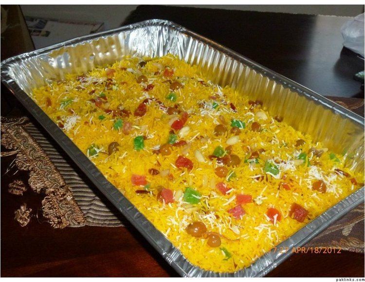 Zarda (food) Zarda Recipe PakistaniFoodblog