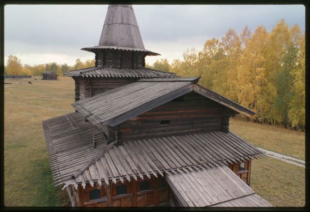 Zashiversk Log Church of the Savior from the village of Zashiversk 1700 west