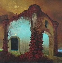 Painting of Zdzisław Beksiński.