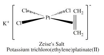 Zeise's salt Species Interactions Chemogenesis