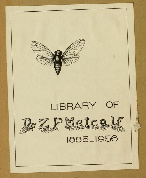 Zeno Payne Metcalf Bookplate from the Library of Dr Zeno Payne Metcalf 18851 Flickr