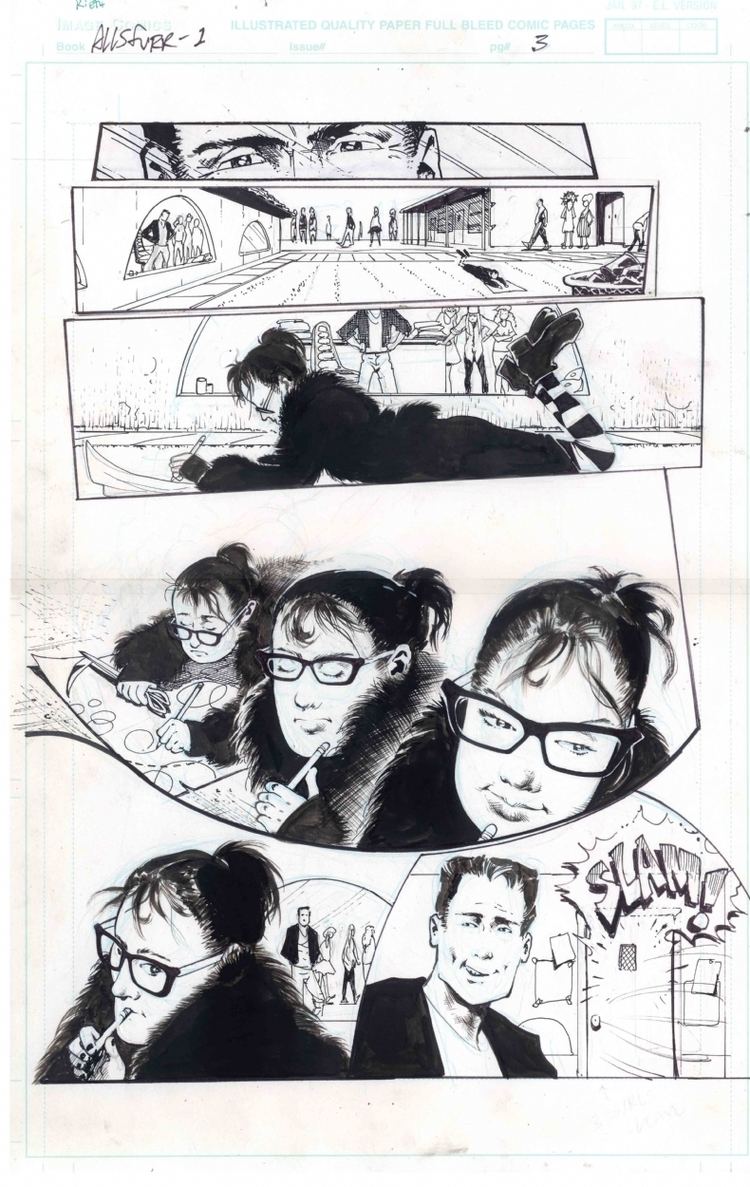 Zero Girl Zero Girl Issue 1 Page 3 in Ryan Bromley39s Sam Kieth Artwork Comic