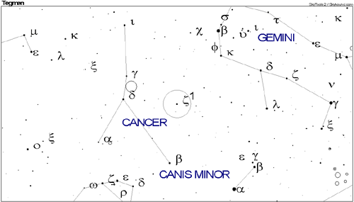 Zeta Cancri Deep sky Top 100 5 Zeta Cancri in cancer