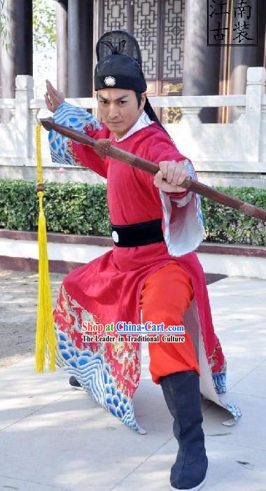 Zhan Zhao Chinese Zhan Zhao Swordsman Costumes and Hat