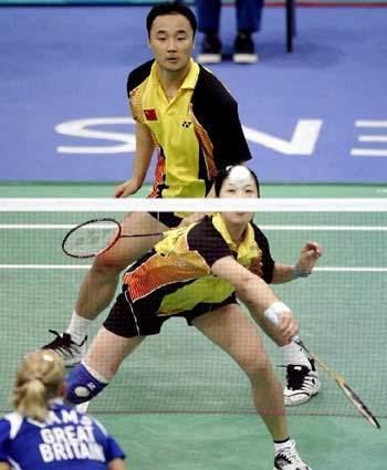 Zhang Jun (badminton) China get 14 golds at Athens