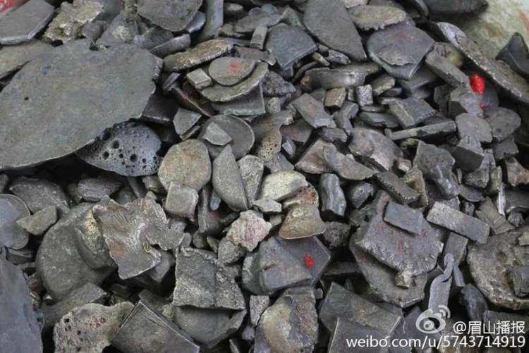 Zhang Xianzhong Pengshan Millennium shilong earthly Zhang Xianzhong treasures remain