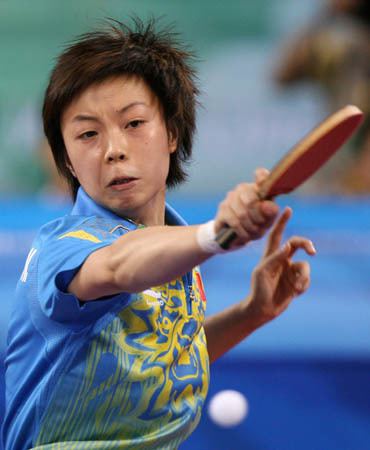 Zhang Yining Chinese Zhang Yining wins Olympic table tennis singles gold Sports