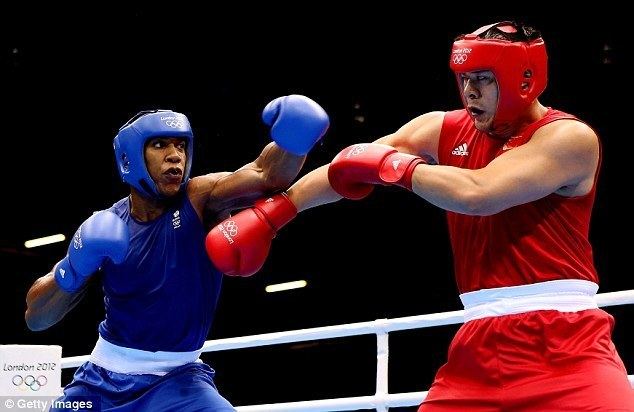 Zhang Zhilei London 2012 Olympics Boxing Anthony Joshua beats Zhang