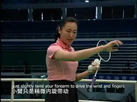Zhao Jianhua Badminton backhand tricks amp techniques in forecourt by