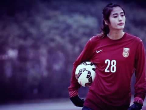 Zhao Lina zhao lina the most cute and pretty goal keeper ever YouTube