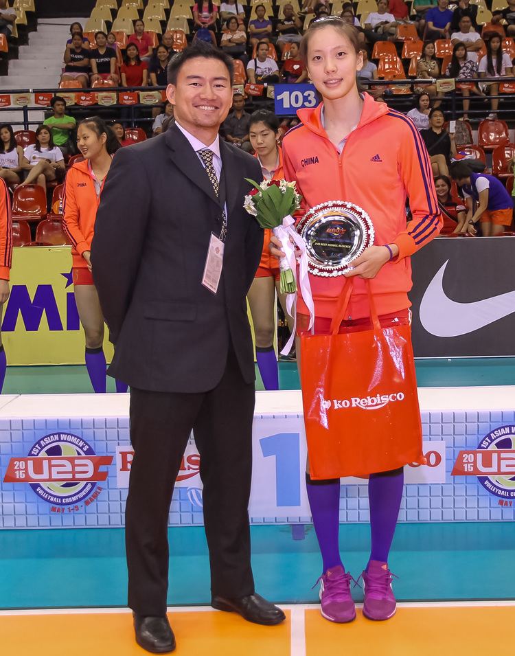 Zheng Yixin Second Best Middle Blocker Zheng Yixin CHN Asian Volleyball