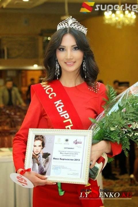 Zhibek Nukeeva O Universo dos concursos Miss Kyrgyzstan Universe 2014 Zhibek Nukeeva
