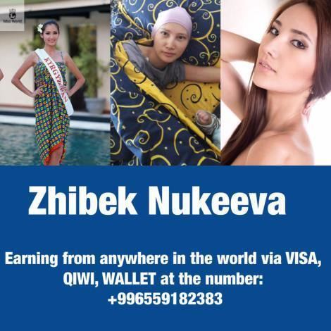 Zhibek Nukeeva Miss Kyrgyzstan 2013 Zhibek Nukeeva NEEDS HELP The Great Pageant