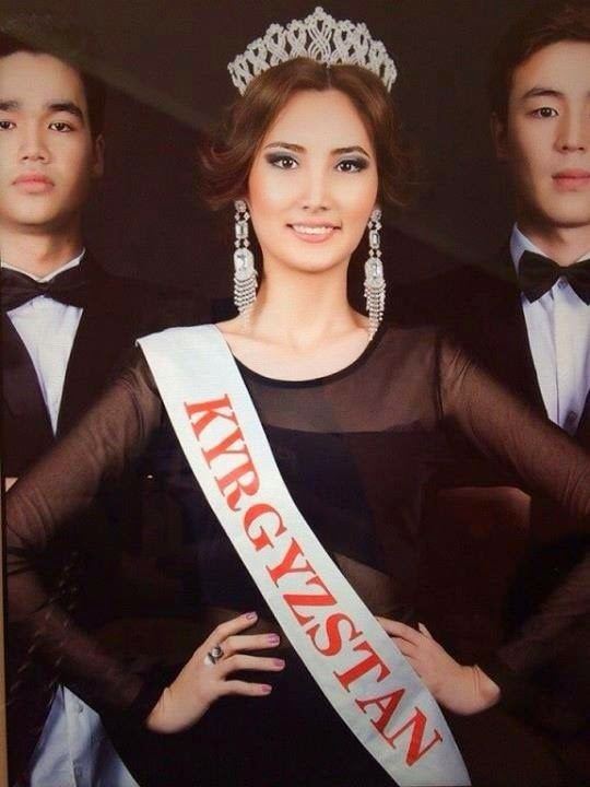 Zhibek Nukeeva O Universo dos concursos Miss Kyrgyzstan Universe 2014 Zhibek Nukeeva